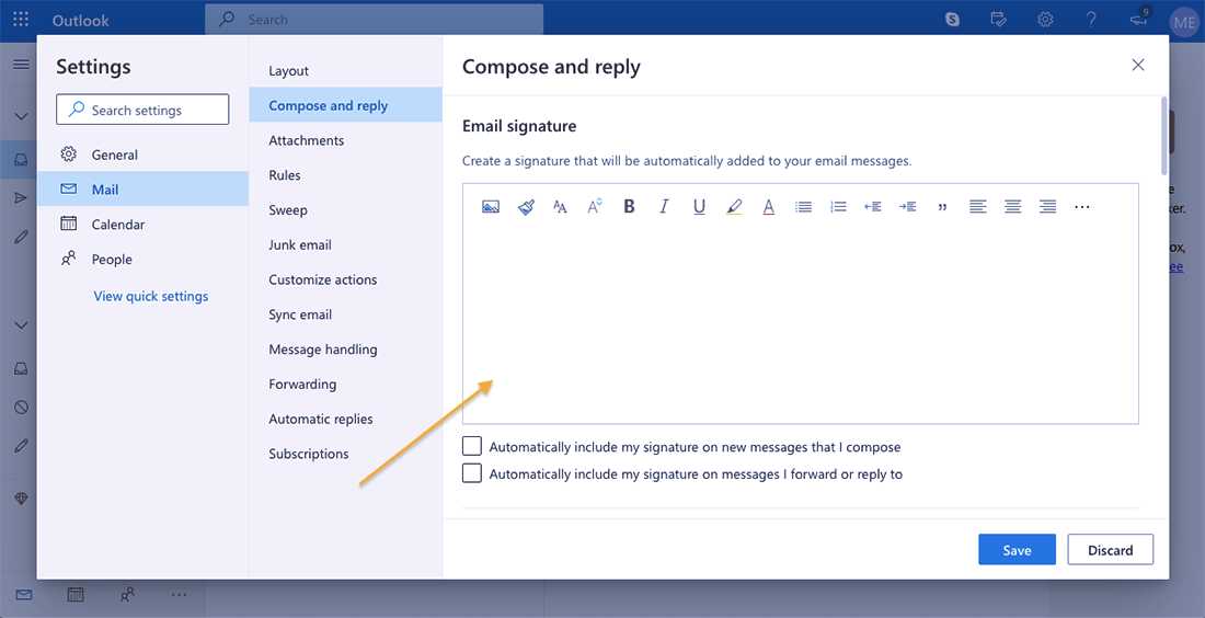 Outlook ile e-posta imzası nasıl oluşturulur