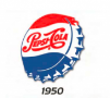 Pepsi logosu 1950