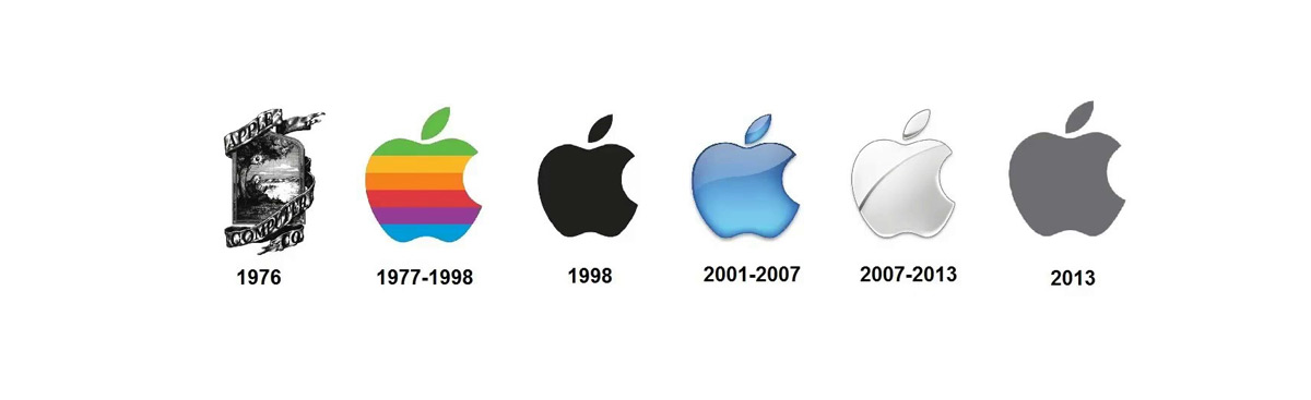 Apple logosunun evrimi